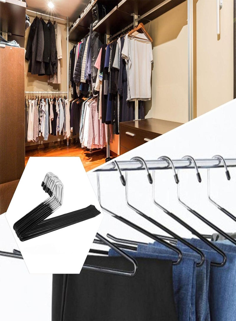 GGOOT Hanger for Pants - Heavy Duty Jeans Trouser Hanger Closet Space Saver | Non-Slip Closet Organizer for Jeans Clothes Trousers Towels  - Image 2