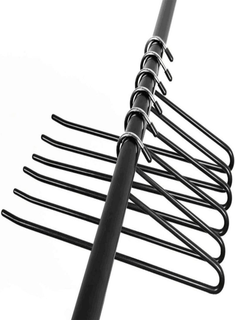 GGOOT Hanger for Pants - Heavy Duty Jeans Trouser Hanger Closet Space Saver | Non-Slip Closet Organizer for Jeans Clothes Trousers Towels  - Image 4