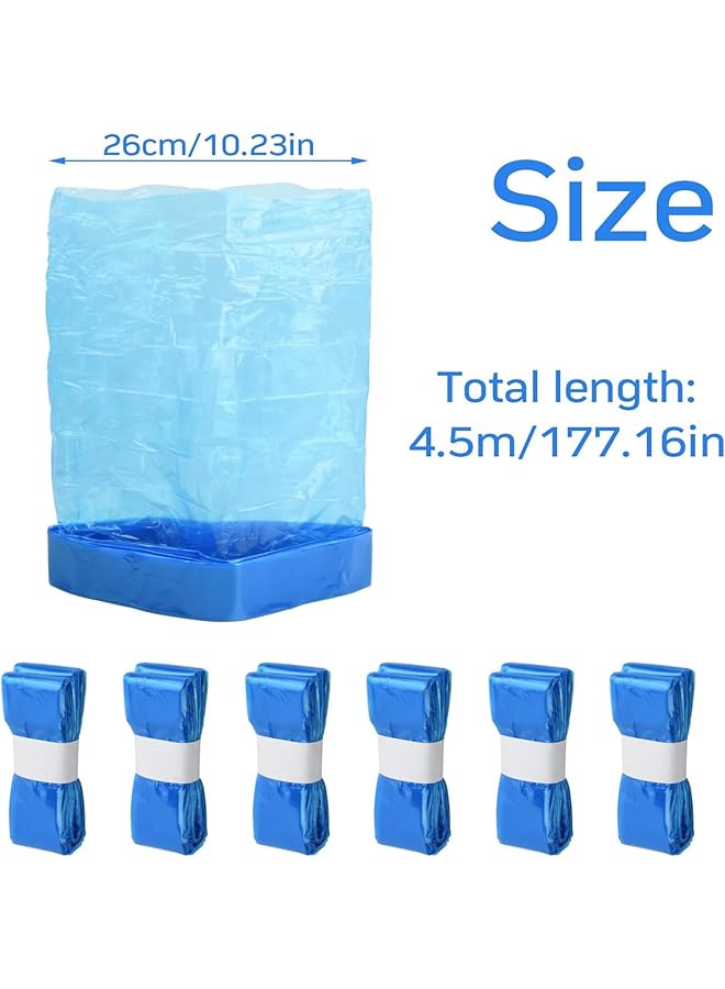 erorex Diaper Pail Refill Bags 6 Pack Nappy Bin Refills Disposal Nappy Bags For Baby Diaper Bucket Nappy - Image 2