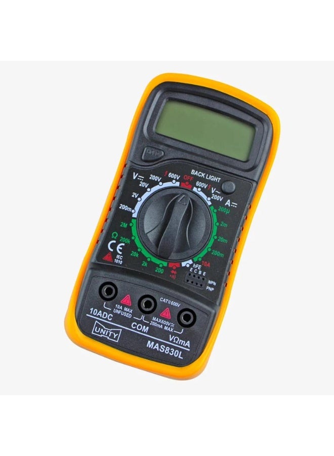 Digital Multimeter with Backlight Display for Voltage, Current, and Resistance Testing - Image 4