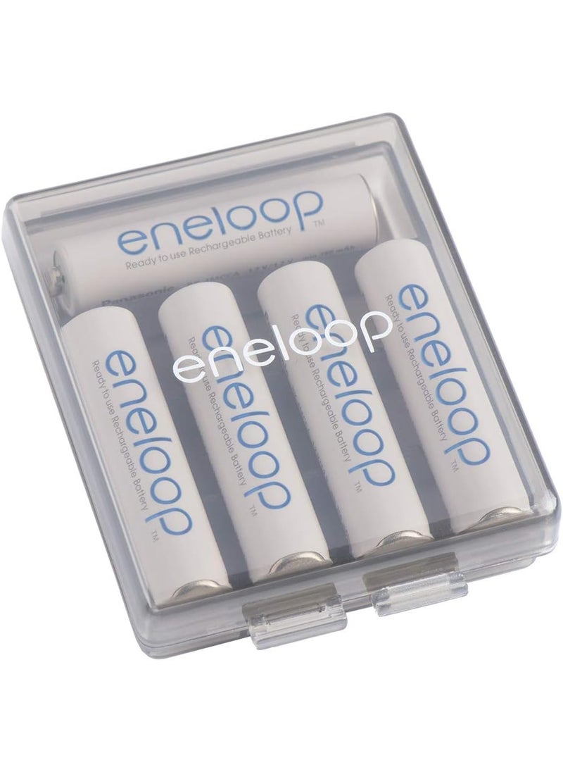 eneloop Eneloop Panasonic BQCASEK6SA pro Battery Storage Cases with 4AA or 5AAA Battery Capacity Obsidian Gray Pack of 6  - Image 5