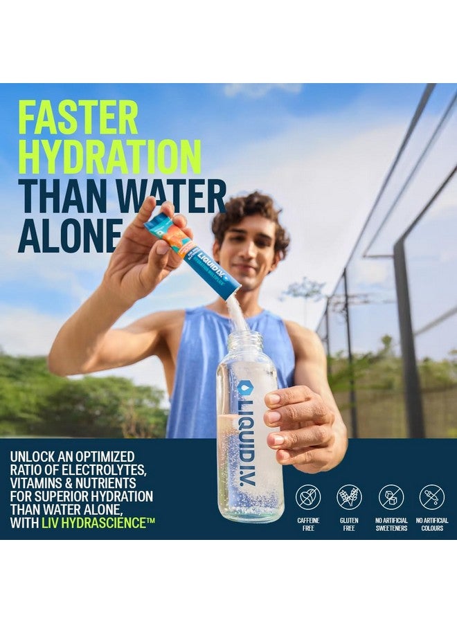 Liquid I.V. سائل I.V. مضاعف الترطيب - برتقال برازيلي | مسحوق مشروب الإلكتروليت 16 جرام | عبوة من 12 - Image 5