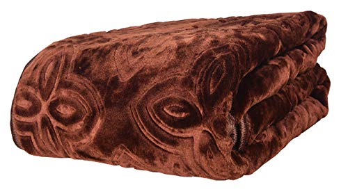 Goyal's Super Soft Mink Single Bed Blanket 500 TC, 63 X 85 Size | Weight 1.4 KG - Chocolate Brown - Image 4