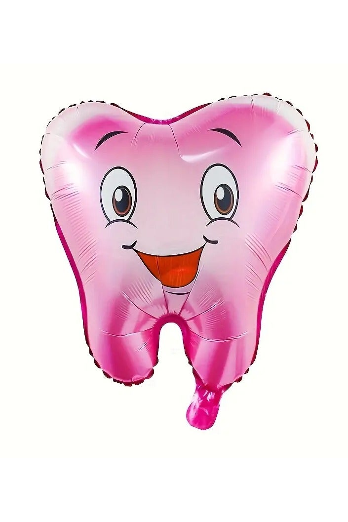 Boxwoods First Tooth Party Balloons Set For Baby Girl  And Dentist Office Decor - Image 4
