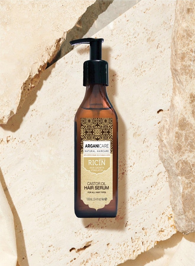 Arganicare | Castor Range | PROTECTIVE SERUM | Castor Oil | Strengthens & Restores Hair | Fights Breakage & Promotes Growth | Intense Hydration | For All Hair Types | 3.38 fl oz - Image 2