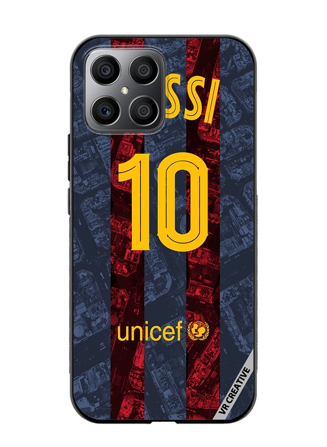 VR CREATIVE Protective Case Cover For Honor X8 Messi Design Multicolour