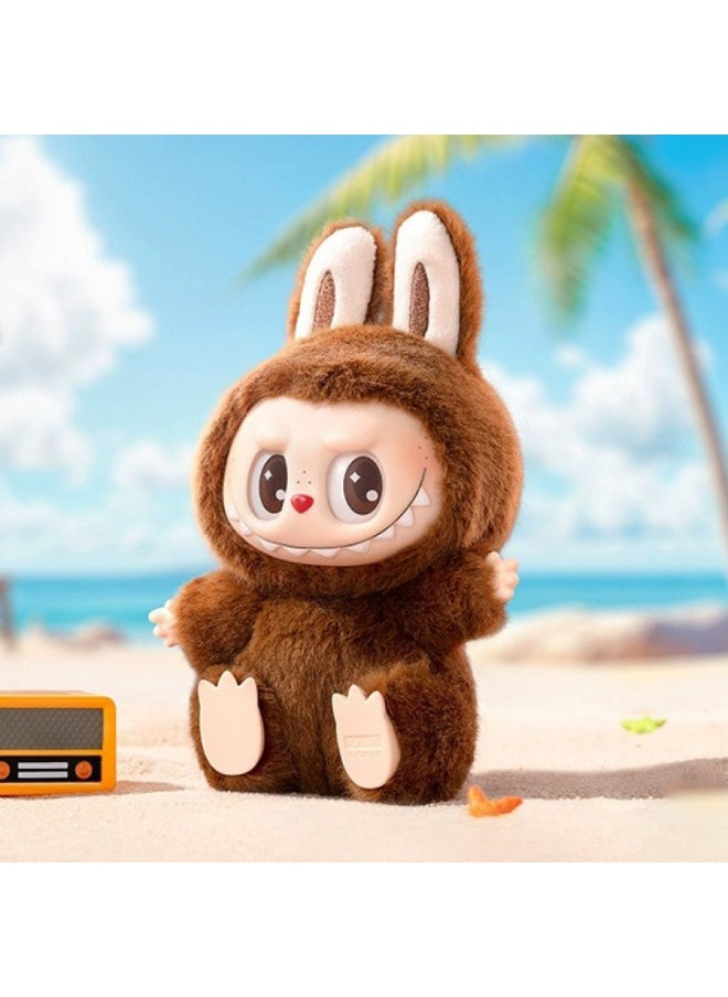 LABUBU Labubu Heart-fluttering Macaron Vinyl Face Blind Box Plush Toy Labubu Doll Keychain 