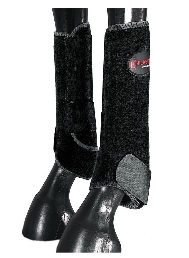 HILASON Horse Front Leg Neoprene Sport Boot Superior Protective & Shock Absorbing Comfortable Fit Breathable Design - Image 1