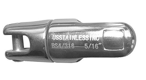 US Stainless Stainless Steel 316 Anchor Swivel Connector 5/16" or 8mm Marine Grade - Image 1