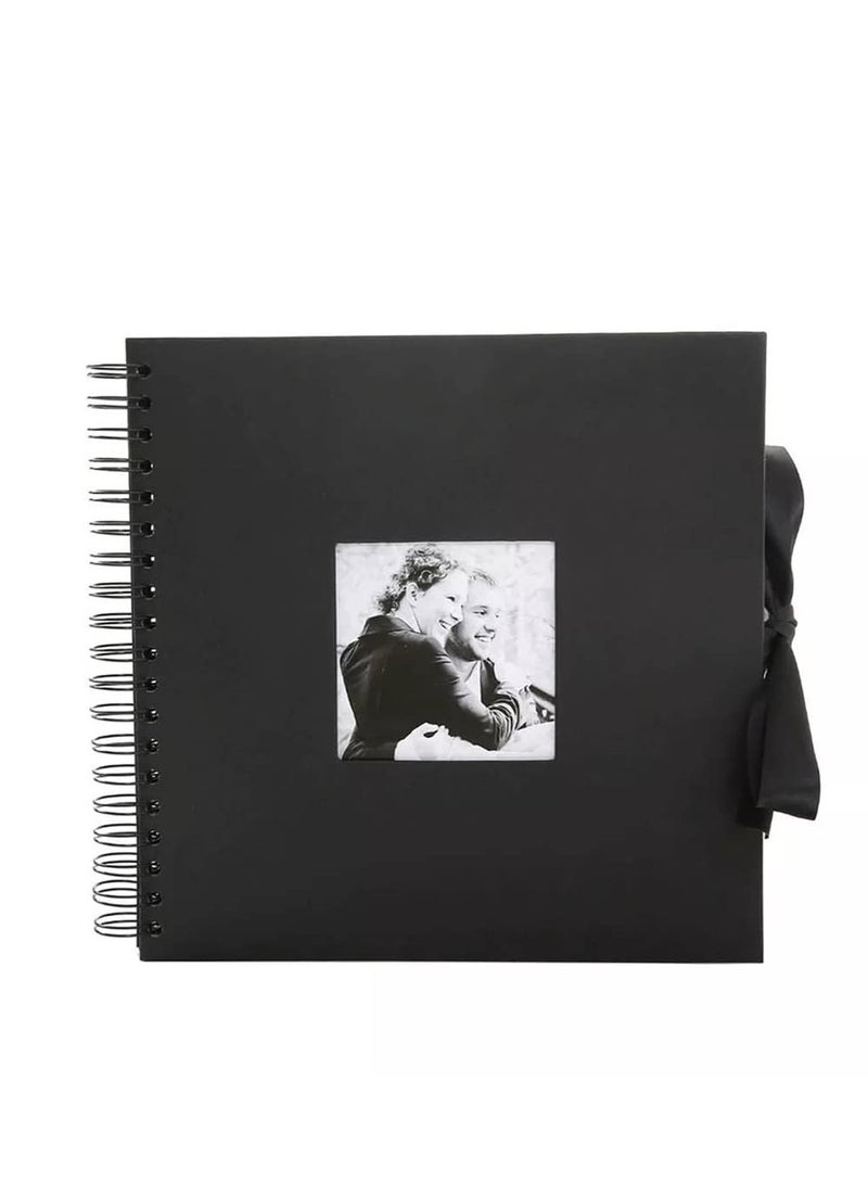 KASTWAVE ألبوم صور سكربوك DIY، كتاب ضيوف الزفاف، سكربوك ذكرى الذكرى السنوية، كتب الذاكرة، حرف DIY، ألبومات الصور، غلاف سكربوك ألبوم كرافت لهدايا ألبوم الزفاف، كتب الذاكرة - Image 1