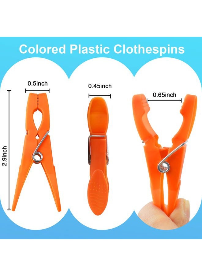 HiGift YINBNH Colorful Plastic Clothespins - Image 2