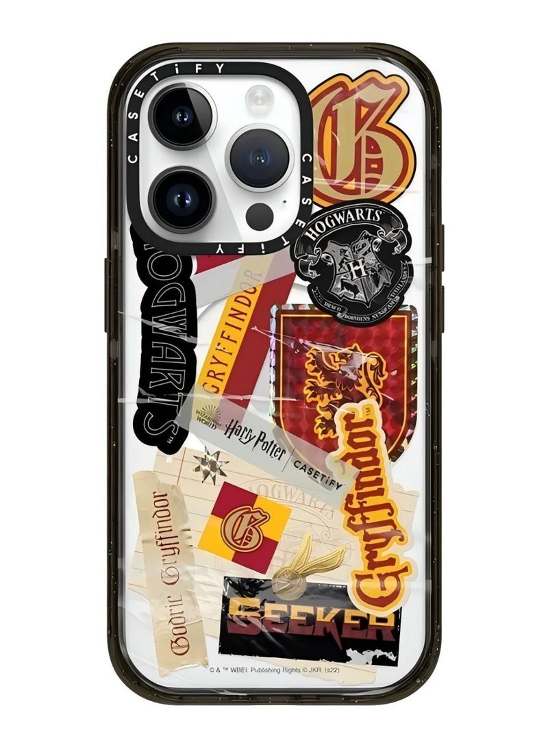 Casetify For iPhone 14 Pro Max Case HarryPotter Gryffindor Sticker Case MagFit Anti-Yellowing Technology - Image 1