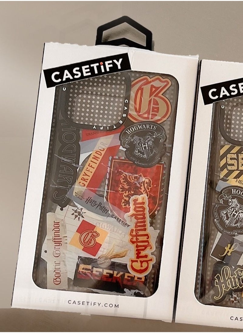 Casetify - For iPhone 14 Pro Max Case HarryPotter Gryffindor Sticker Case MagFit Anti-Yellowing Technology - Image 1