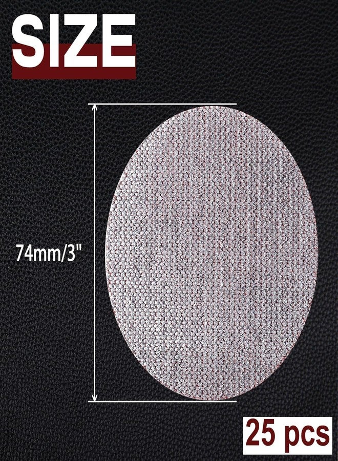 SPEEDWOX 3-Inch 80 Grit Mesh Abrasive Dust Free Sanding Discs, Virtually Dust-Free, Box of 25 Discs, Sanding Discs Hook and Loop for Metal, Wood, Composites, Stock Removal, and Fine Finishing - Image 5