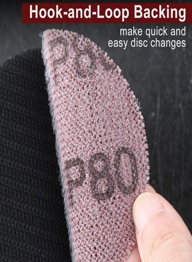 SPEEDWOX 3-Inch 80 Grit Mesh Abrasive Dust Free Sanding Discs, Virtually Dust-Free, Box of 25 Discs, Sanding Discs Hook and Loop for Metal, Wood, Composites, Stock Removal, and Fine Finishing - Image 2