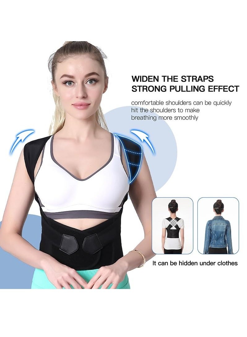Generic Posture Corrector for Women and Men, Adjustable Shoulder Posture Brace, Back Straightener Posture, Used for Middle and Upper Spine M  - Image 2