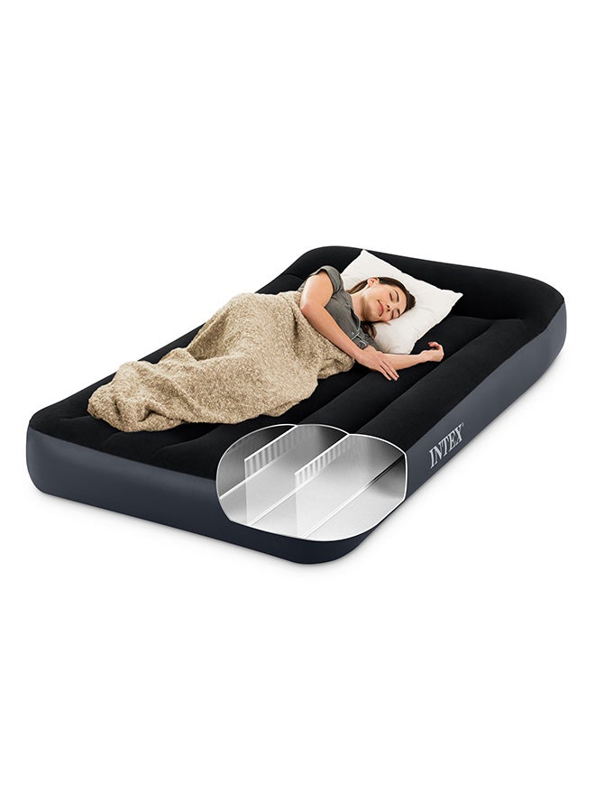 INTEX Dura Beam Standard Fiber Tech-Technology Airbed pvc Black 99x191x25cm - Image 4