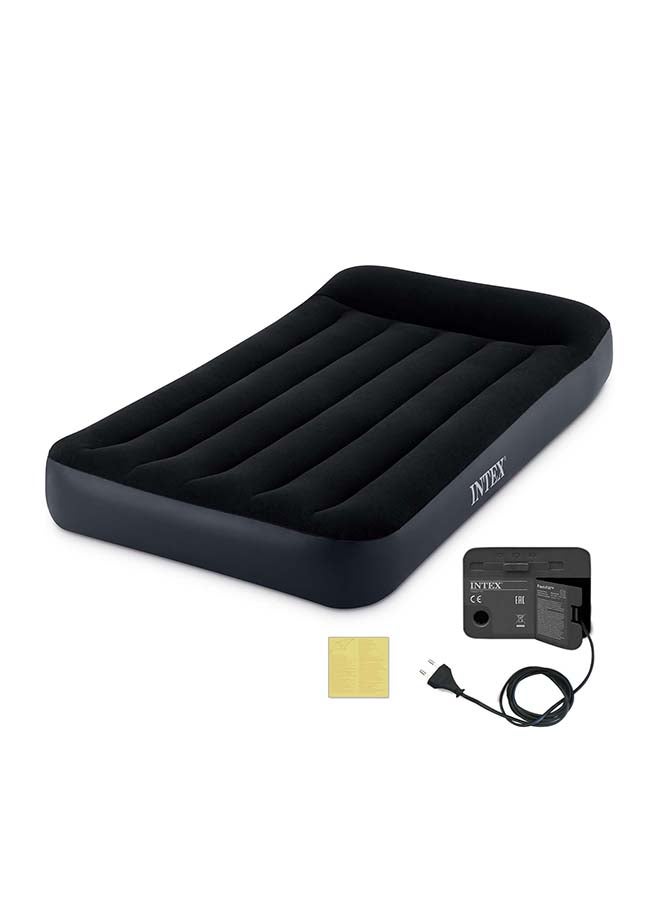 INTEX Dura Beam Standard Fiber Tech-Technology Airbed pvc Black 99x191x25cm - Image 1