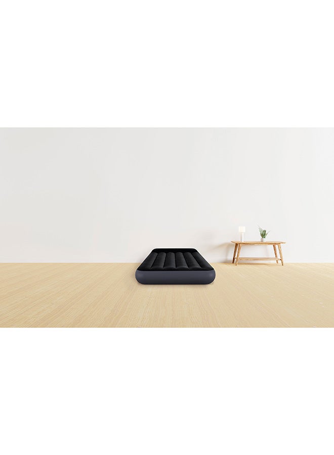 INTEX Dura Beam Standard Fiber Tech-Technology Airbed pvc Black 99x191x25cm - Image 5