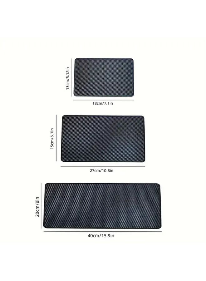 Non Slip Car Dashboard Mat 7.09x5.12 Inch Heat Resistant TPU for Smartphone - Image 2