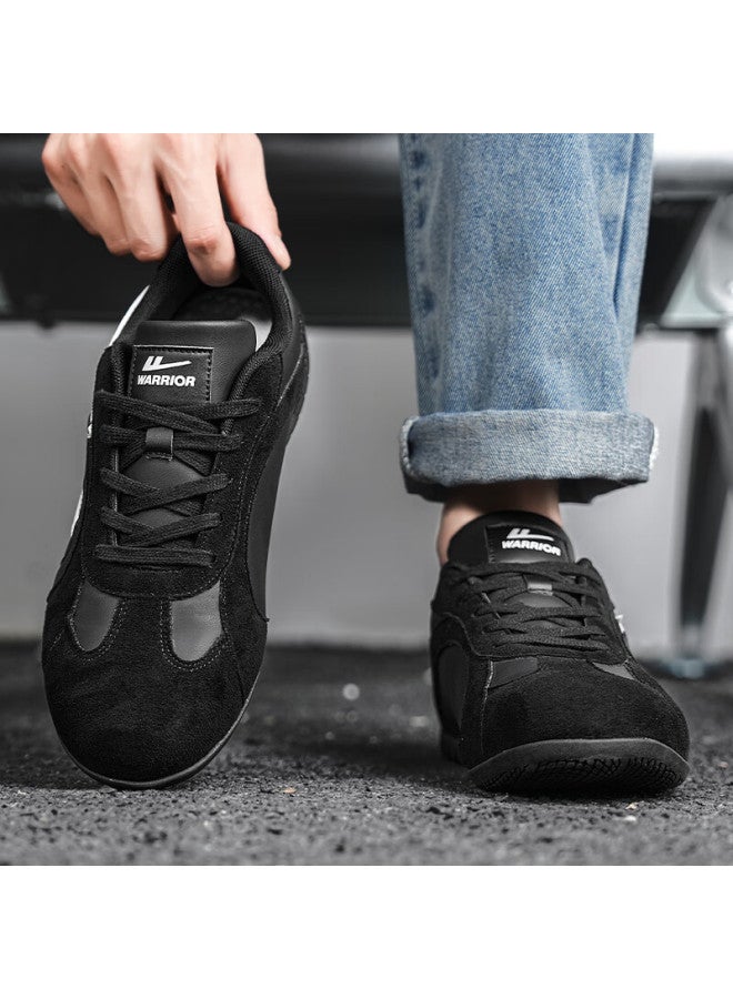 Pull Back Warrior Men's Thin Sole Training Shoes Spring New Casual Sports Racing Shoes Wxy5089 Black Size 44 - Image 3