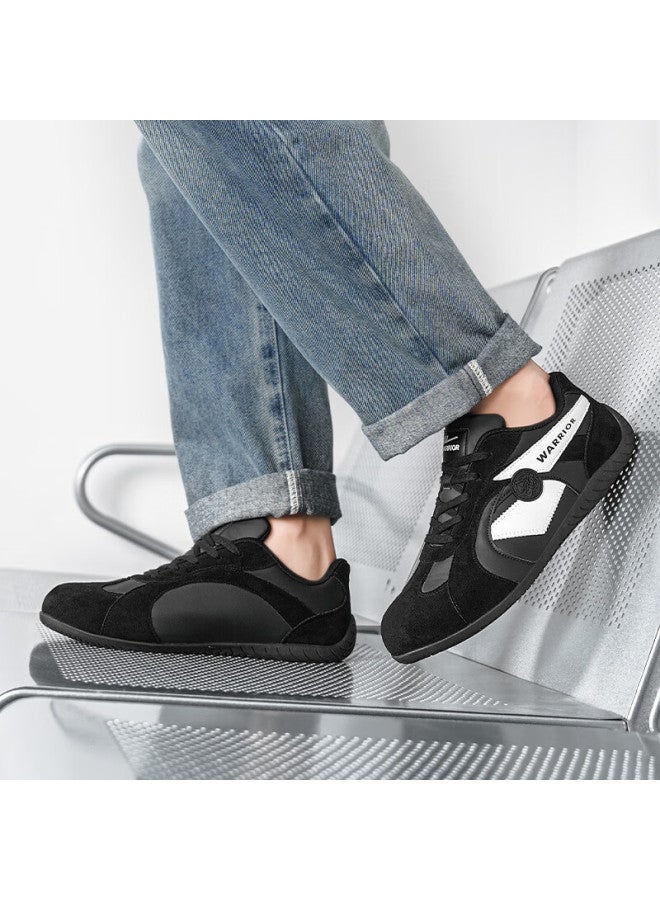 Pull Back Warrior Men's Thin Sole Training Shoes Spring New Casual Sports Racing Shoes Wxy5089 Black Size 44 - Image 4