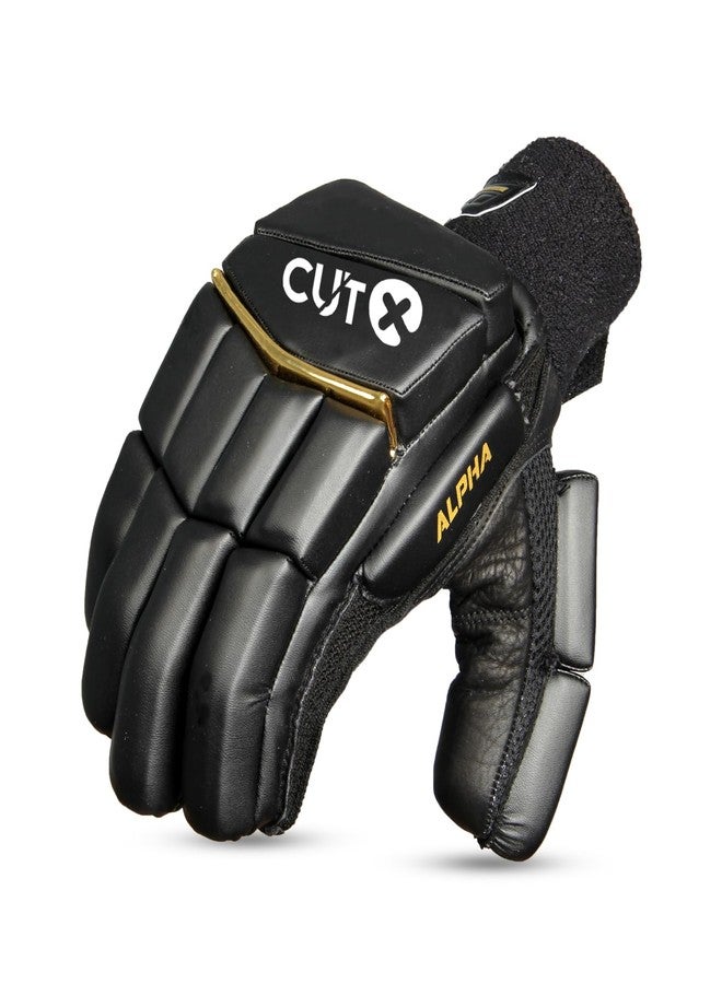 CUT X Cricket Batting Gloves Alpha Black Colour for Youth - Image 3