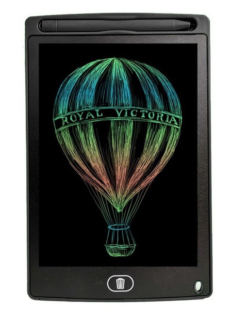 تابلت كتابة LCD مقاس 12 بوصة للأطفال والكبار، تابلت رسم رقمي ولوحة رسومات الشعار المبتكرة مع قفل حذف (أخضر متعدد الألوان)