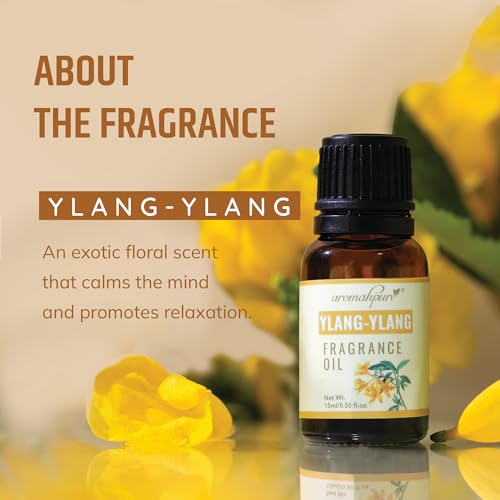 Aromahpure Fragrance Oil |15 ml| Ylang - Ylang Aroma Oil for Home Fragrance | Best for Aromatherapy | Helps in Meditation |Used in Diffusers, Candles, Air Fresheners, Soaps,IFRA Certified - Image 2
