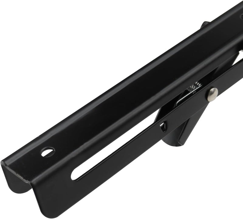SHEUTSAN 6 PCS 10 Inch Folding Shelf Brackets Black Folding Hinges Brackets Bracket for Workbench Folding Table DIY - Image 3