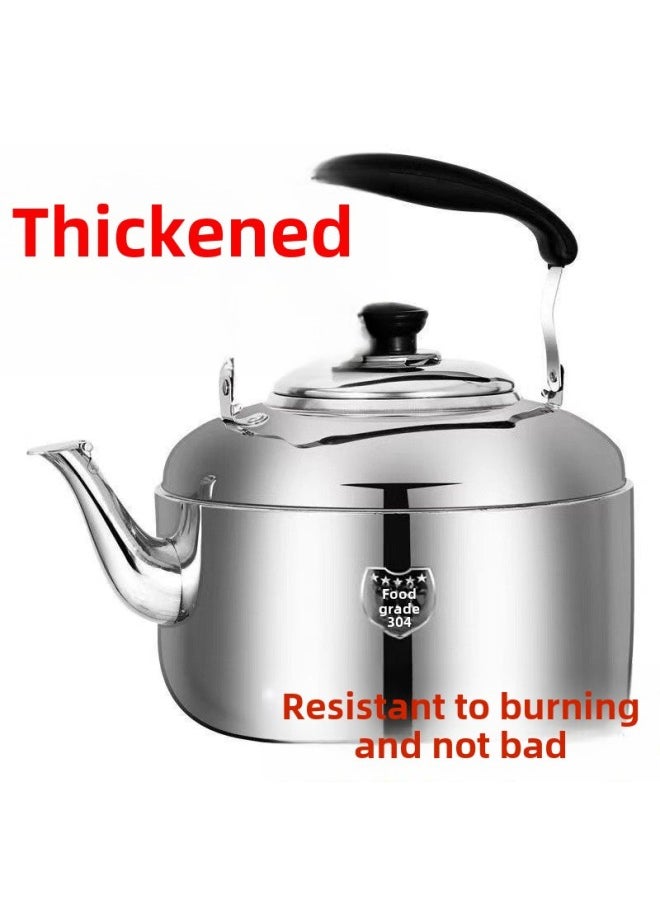 Generic - Kettle 304 Stainless Steel Induction Cooker Large Capacity Kettle Gas Whistle Household Gas Honeycomb Coal Stove Universal-Color:[only 36 Pieces Left - Free Cleaning Supplies] Enlarged Version 6l-Capacity:[wonderful Killing] Factory Direct Sales While Stocks Last - Image 1