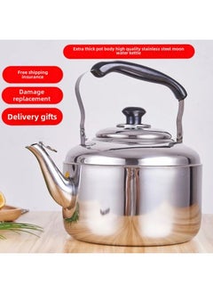 Kettle 304 Stainless Steel Induction Cooker Large Capacity Kettle Gas Whistle Household Gas Honeycomb Coal Stove Universal-Color:[only 36 Pieces Left - Free Cleaning Supplies] Enlarged Version 6l-Capacity:[wonderful Killing] Factory Direct Sales While Stocks Last