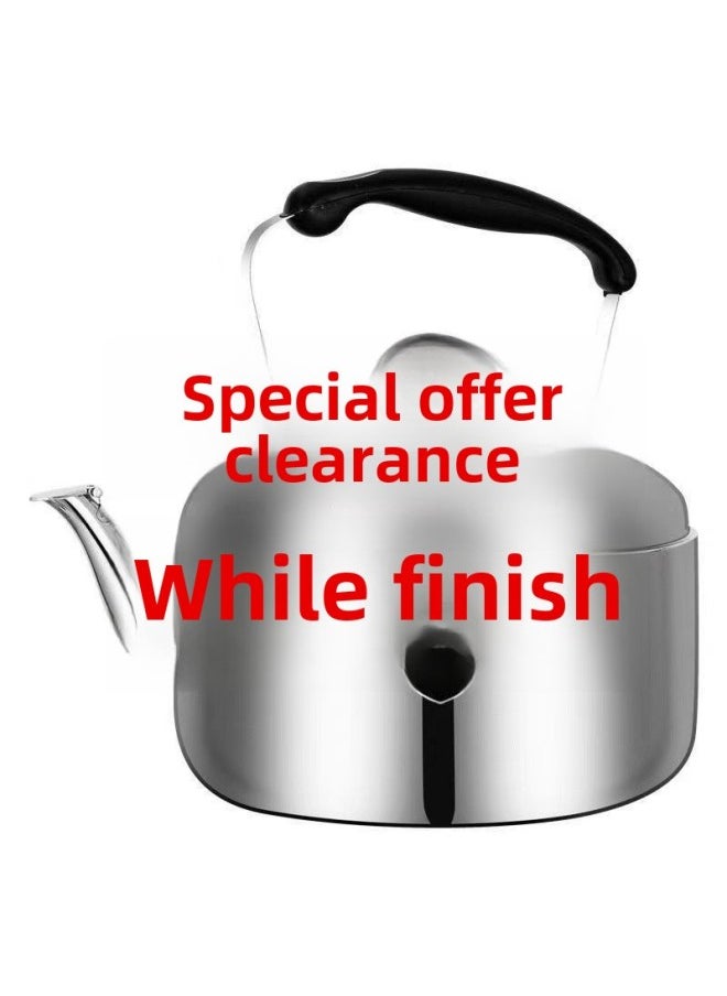 Generic - Kettle 304 Stainless Steel Induction Cooker Large Capacity Kettle Gas Whistle Household Gas Honeycomb Coal Stove Universal-Color:[only 36 Pieces Left - Free Cleaning Supplies] Enlarged Version 6l-Capacity:[wonderful Killing] Factory Direct Sales While Stocks Last - Image 1