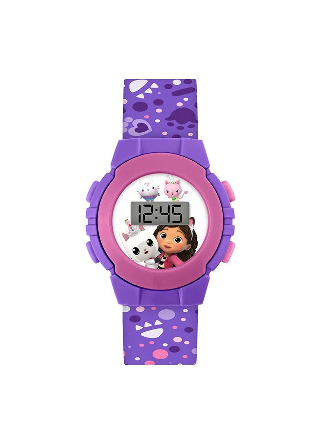 Disney Girls Digital Round Shape Plastic Wrist Watch - GAB4069 - 32 Millimeter