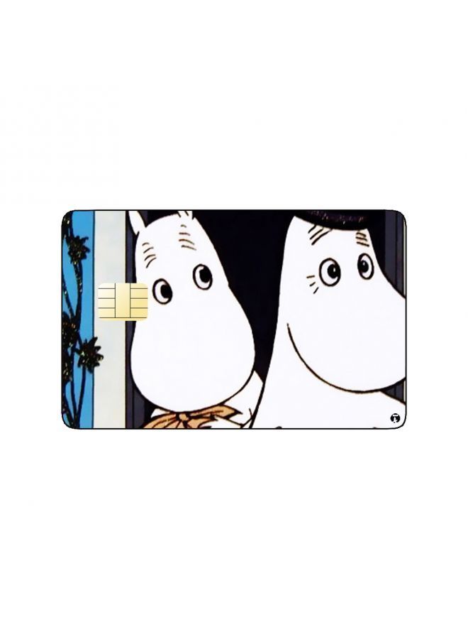 RKN PRINTED BANK CARD STICKER Animation The Moomins By Tove Jansson - Image 1
