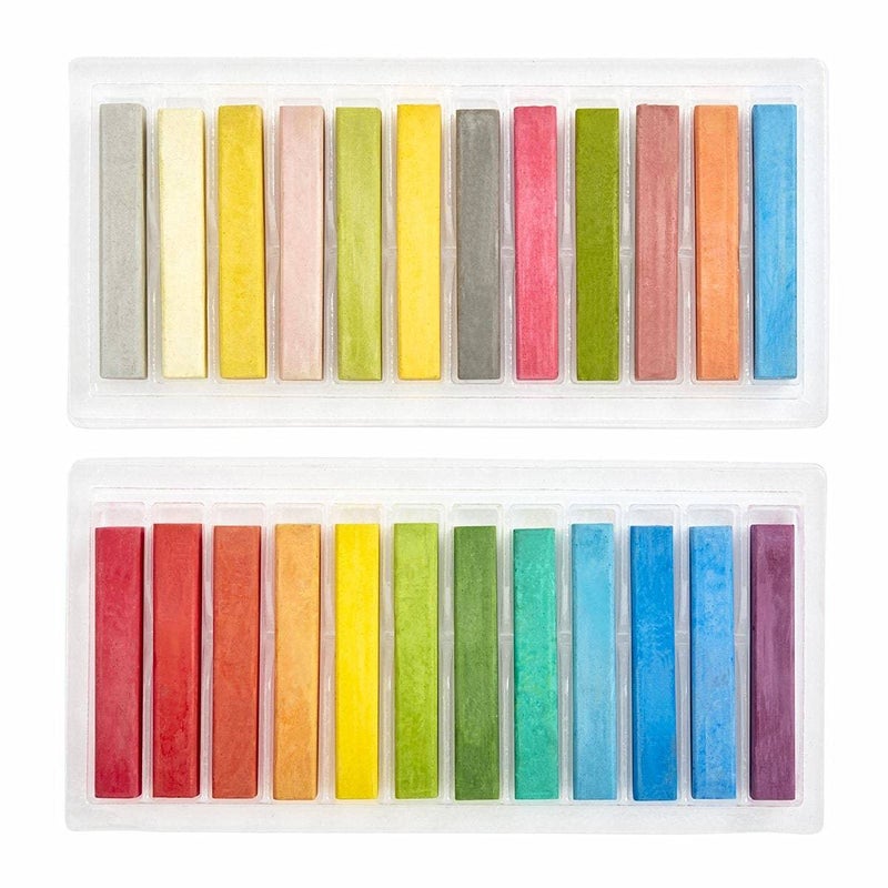 KINGART 48-Piece Chalk Pastels Set - Vibrant Colors, Acid-Free and Non-Toxic, Ideal for Drawing, Blending, and Shading, Perfect for Artists, Students, Beginners and Creative Projects - Image 4