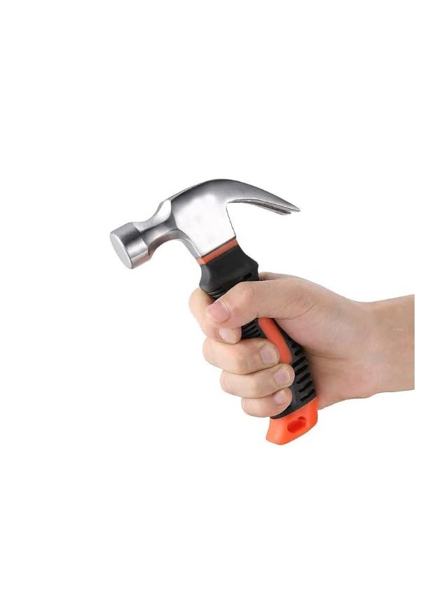 Generic Mini Hammer with Ergonomic Rubber Grip Yellow and Black  - Image 3