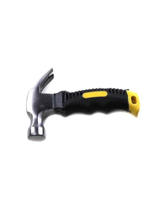 Generic Mini Hammer with Ergonomic Rubber Grip Yellow and Black  - Image 5