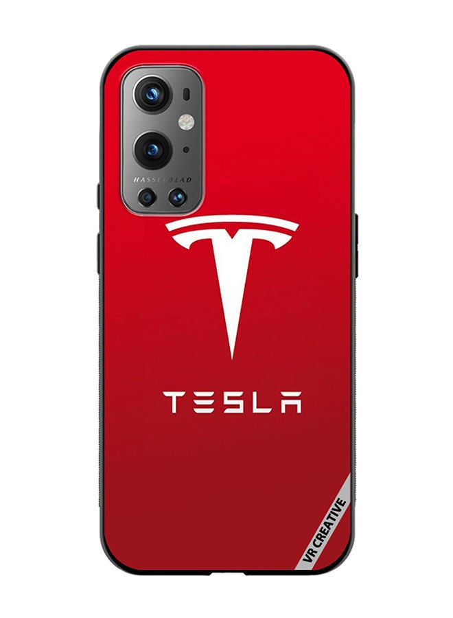 VR CREATIVE Protective Case Cover For OnePlus 9 Pro Tesla Design Multicolour - Image 1