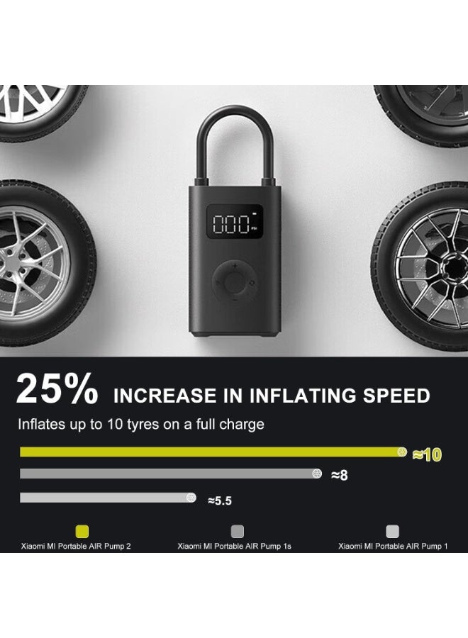 Xiaomi Portable Air Compressor 2 Electric Tire Inflator 150 PSI Digital Air Pump Cordless Portable Air Pump for Car Bike Motorcycle Ball - Image 4