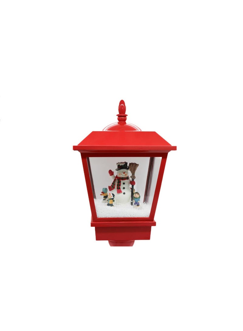 MADO GALLERY HOME DECOR Christmas Street Lamp colors Red or white 64-180 cm tall with Light, Cascading Snow, and Christmas Music, for Festive Holiday & Christmas decorations (RED, 64 CM / 25 INCHES) - Image 4