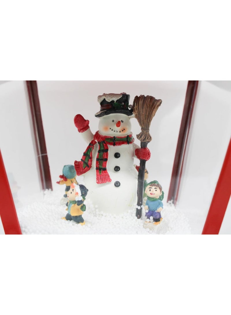 MADO GALLERY HOME DECOR Christmas Street Lamp colors Red or white 64-180 cm tall with Light, Cascading Snow, and Christmas Music, for Festive Holiday & Christmas decorations (RED, 64 CM / 25 INCHES) - Image 3