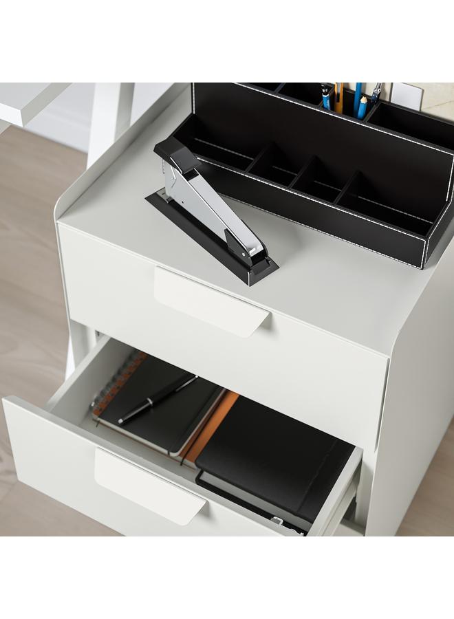 erorex Drawer unit w 3 drawers on castors, white - Image 2