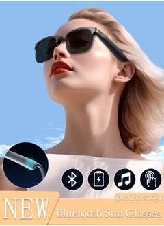 DUNISO Smart Glasses,Bluetooth 5.3 Sunglasses Wireless Bluetooth Headset Waterproof Compatible with Smart Phones Easy to Make Phone Calls and Listen to Music Polarized Lenses  - Image 1