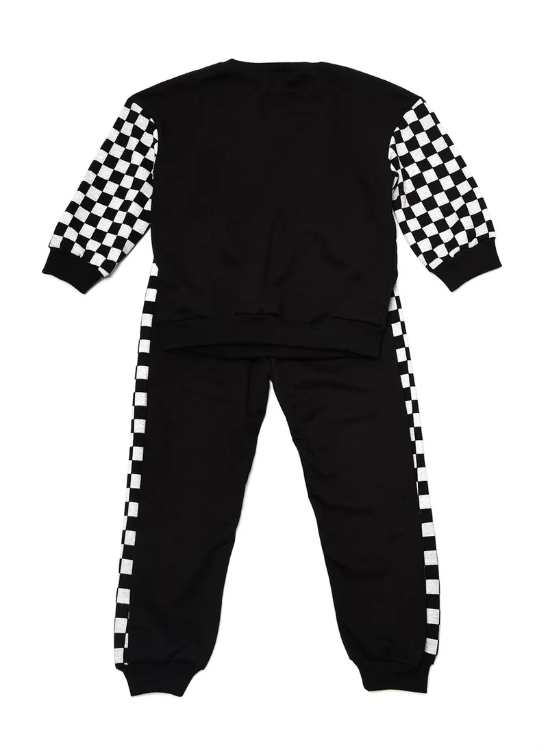 trendyol Kids Check Detail Tracksuit