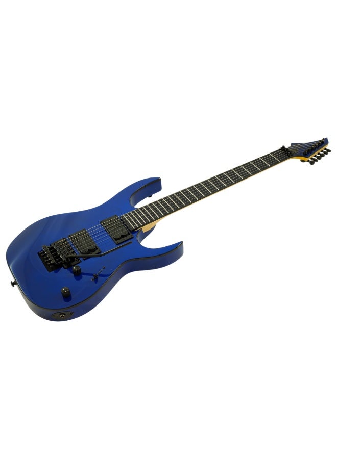 أس باي سولار S by Solar SB4.6FRFBL Electric Guitar – Flame Blue - Image 1