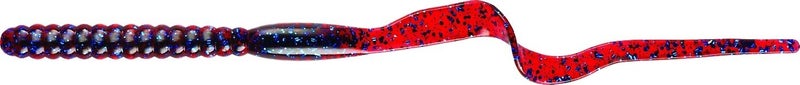 Yum Lures طعم صيد السمك من Yum Lures على شكل دودة ذيل مجعد وذيل سباحة طُعم صيد سمك البرقوق 7.5 بوصة - Image 2