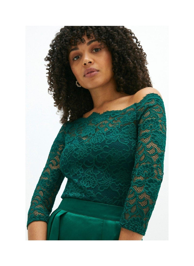 Coast - Bardot Lace Bodysuit - Image 1