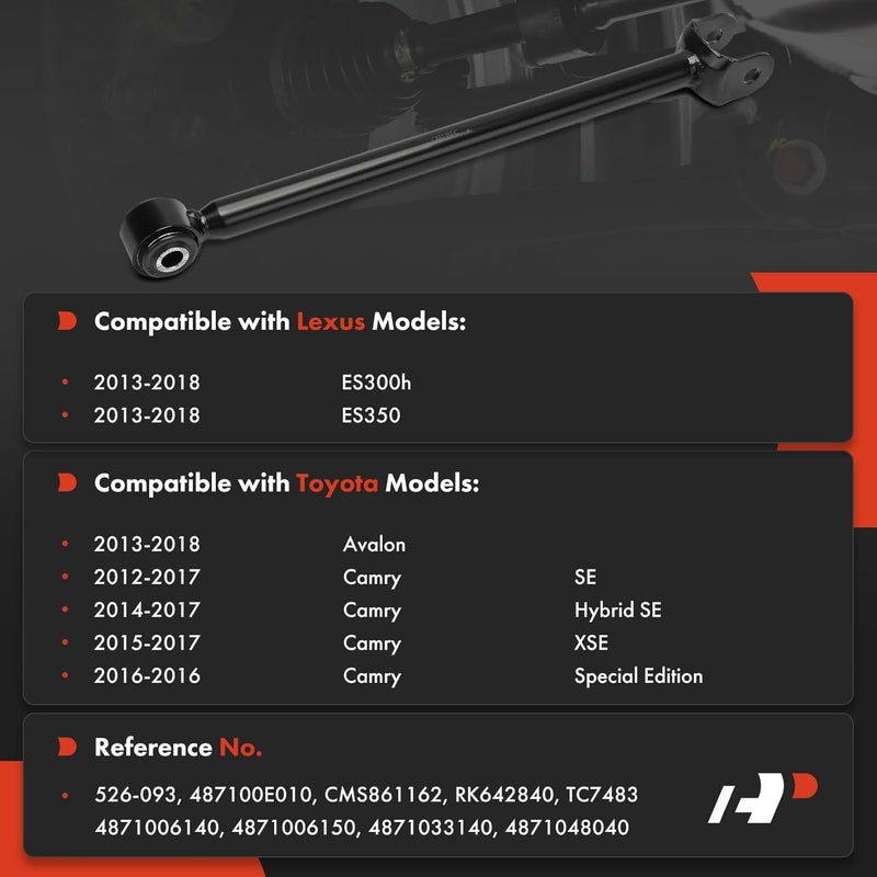 A-Premium Rear Forward Lower Lateral Arm with Bushing - Image 2