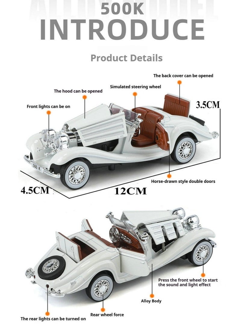 مركبة نموذجية من طراز مرسيدس 500K للسباكة:36 للأطفال بلعب أطفال - Image 4
